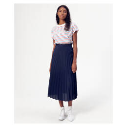 Jupe Justine plissée bleu recyclée