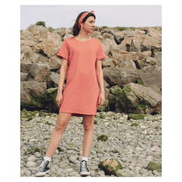 Robe Rita maille Rouille