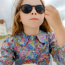 Chemisier Lavande en Liberty