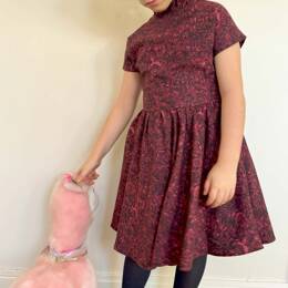 Robe Hellébore violette en Liberty®