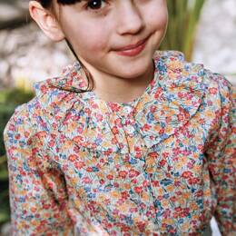 Chemisier Capucine orange en Liberty®