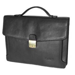Serviette en cuir noir - 207