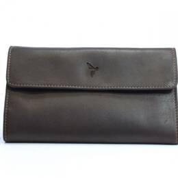 Compagnon en cuir marron - 290