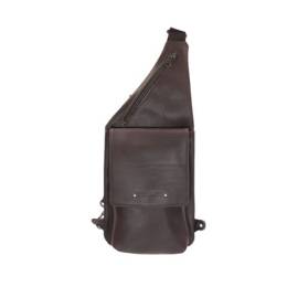 Sacoche épaule holster en cuir marron foncé - 9510