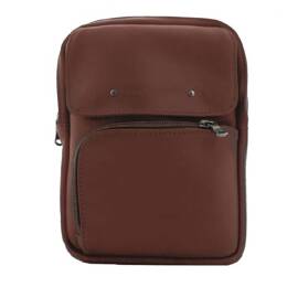 Sacoche en cuir gold cognac - 9169