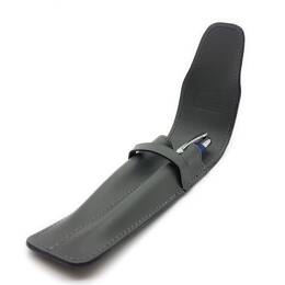 Etui 2 stylos en cuir gris - ET502