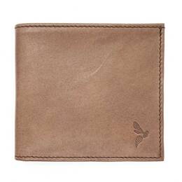 Porte-cartes à l'italienne "Luxe" tout cuir marron 6 Cartes -