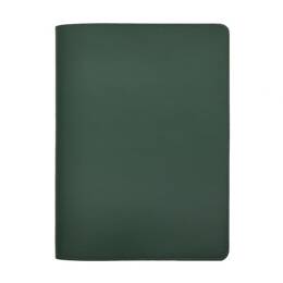 Conférencier A4 en cuir vert anglais