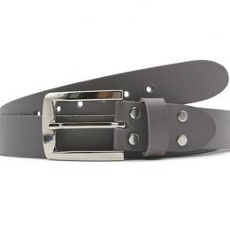 Ceinture la guêpe en cuir gris moyen 1045