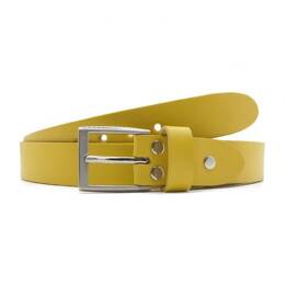 Ceinture la guêpe en cuir jaune 1051
