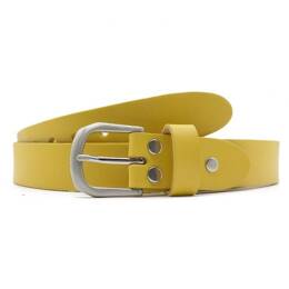 Ceinture la guêpe en cuir jaune 1052