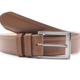 Ceinture en cuir lisse gold 6097