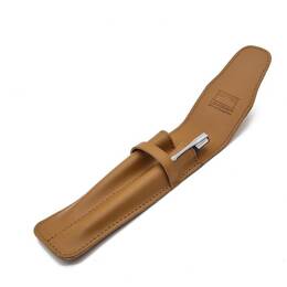 Etui 2 stylos en cuir gold - ET502