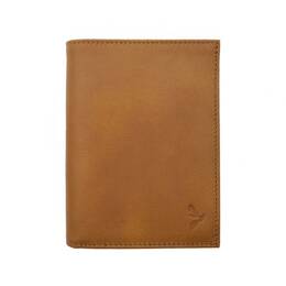 Portefeuille luxe cuir doré 2 volets