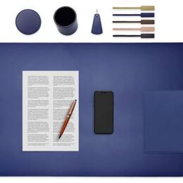 Set de bureau bleu - SM500-80x50 - TS500 - PC500 - SV500 - P-clé