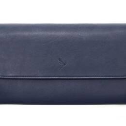 Compagnon "Luxe" en cuir bleu - 20 cm - PM-004-01