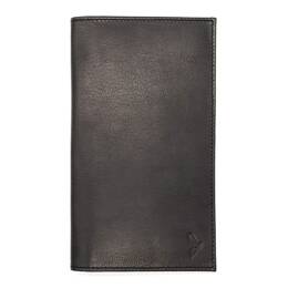 Porte chéquier "Luxe" tout cuir noir, talon haut - PM-012-01