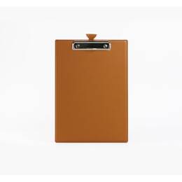 Porte-bloc A4 en cuir gold