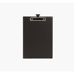 Porte-bloc A4 en cuir marron foncé