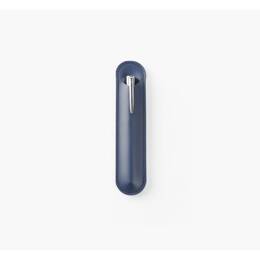 Etui 1 stylo en cuir bleu - ET503