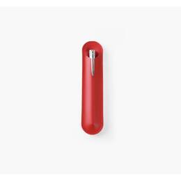 Etui 1 stylo en cuir rouge - ET503