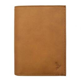 Portefeuille luxe anti-RFID cuir gold 4 volets
