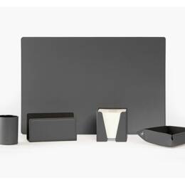 Coffret classique 50cm en cuir gris - COF-500-50