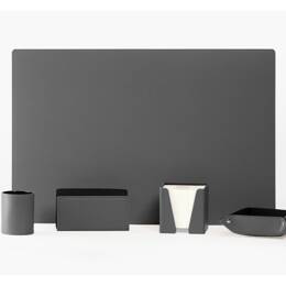 Coffret classique 60cm en cuir gris - COF-500-60