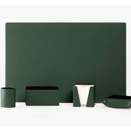 Coffret classique 60cm en cuir vert - COF-500-60