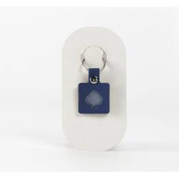 Porte-clé en cuir Carré Pique - 03-025-01