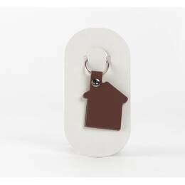 Porte-clé en cuir Maison - 03-027-01