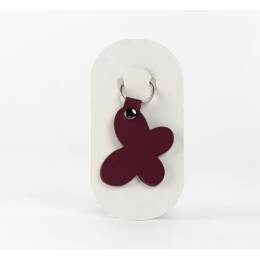 Porte-clé en cuir Papillon - 03-028-01