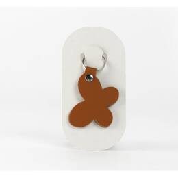 Porte-clé en cuir Papillon - 03-028-01