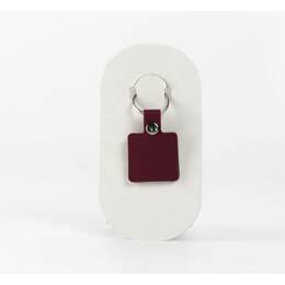Porte-clé en cuir Carré Simple - 03-035-01