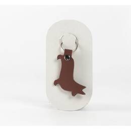Porte-clé en cuir Chien Corgi - 03-057-01