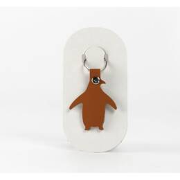 Porte-clé en cuir Pingouin - 03-058-01