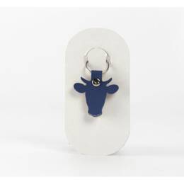 Porte-clé en cuir Tête de Vache - 03-068-01
