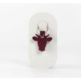 Porte-clé en cuir Tête de Vache - 03-068-01