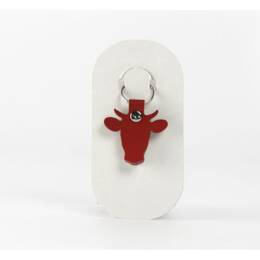 Porte-clé en cuir Tête de Vache - 03-068-01