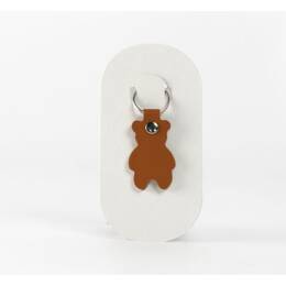 Porte-clé en cuir Ourson - 03-069-01