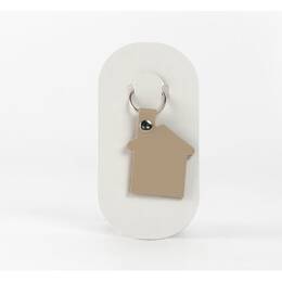 Porte-clé en cuir Maison - 03-027-01