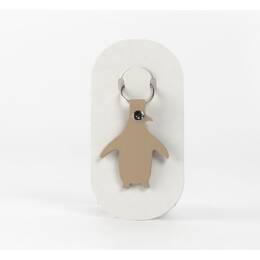 Porte-clé en cuir Pingouin - 03-058-01
