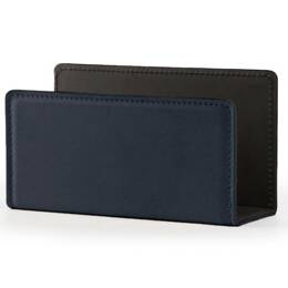 Porte lettres en cuir luxe bleu marine - PL900