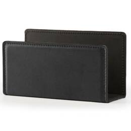 Porte lettres en cuir luxe noir - PL900