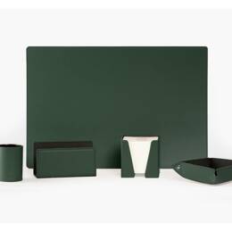 Coffret classique 38cm en cuir vert - COF-500-38