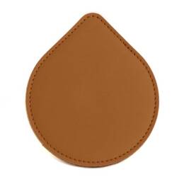 Sous-Verre goutte en cuir gold, set de 6