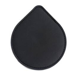 Sous-Verre goutte en cuir noir, set de 6