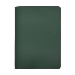 Conférencier A5 en cuir vert anglais