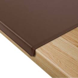 Sous-main à rebord 50cm en cuir marron - SM600-50
