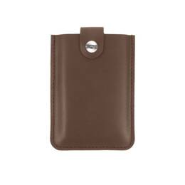 Porte-carte de visite en cuir marron - PV500
